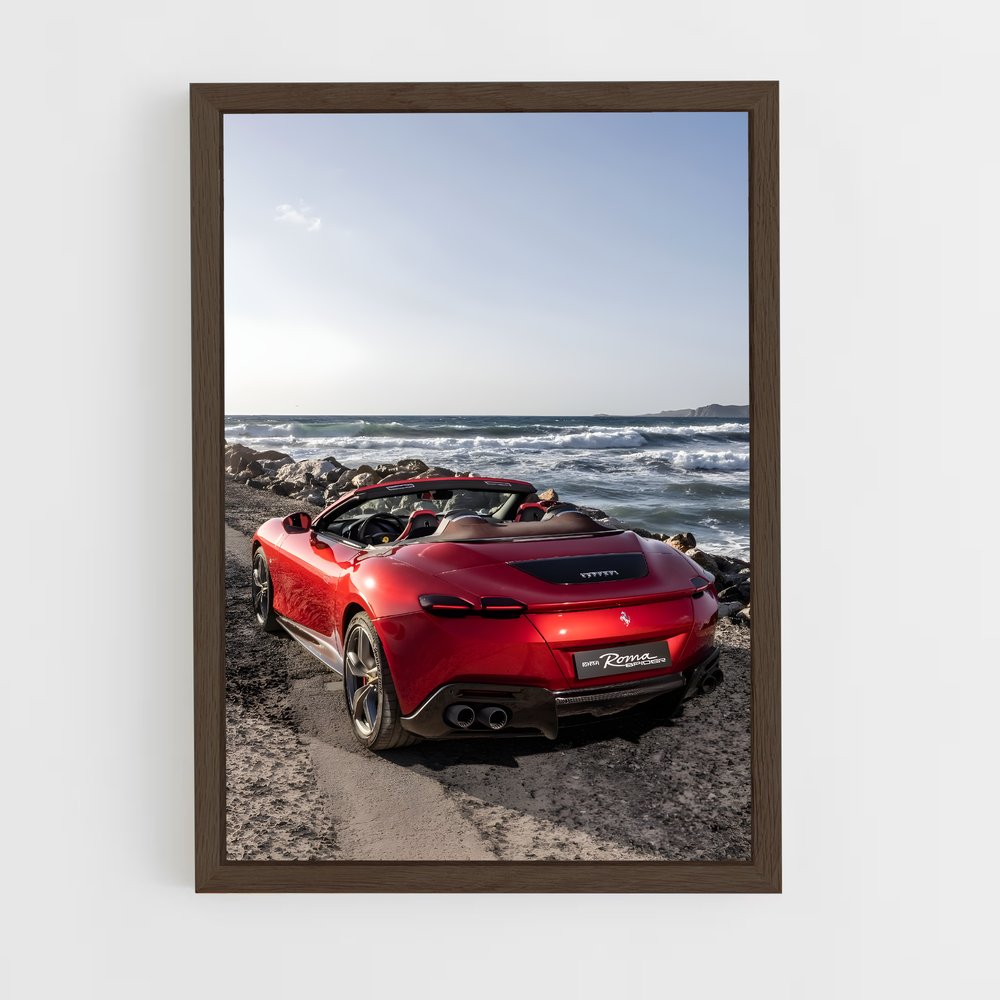 Poster Ferrari Spyder (vue 5)